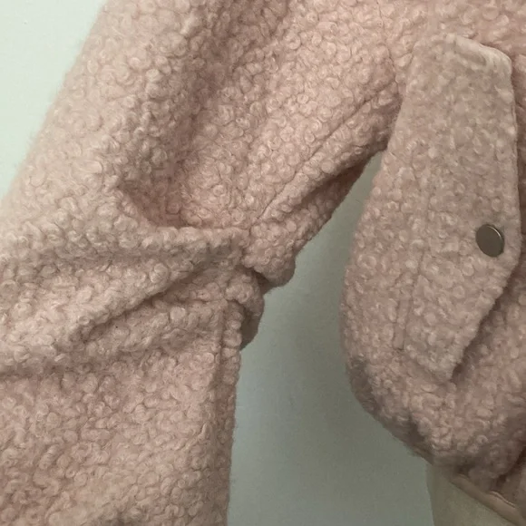 By Anthropologie Pink Sherpa Boomer Jacket - Picture 11 of 16